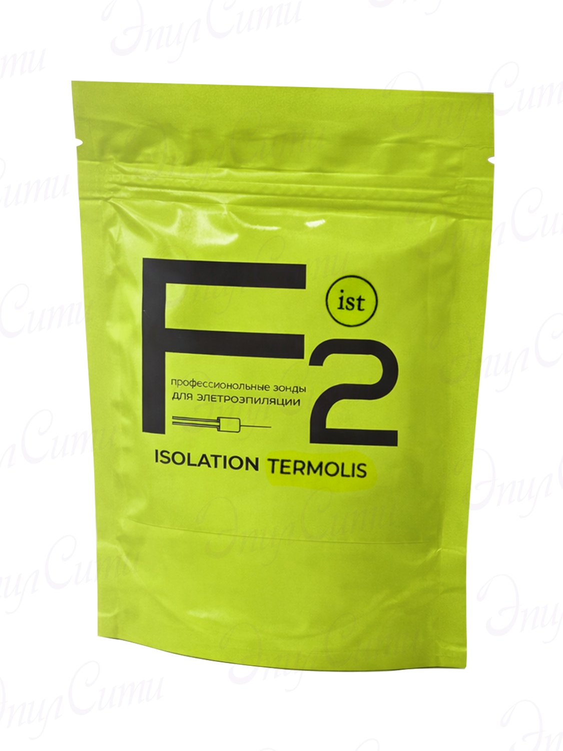 картинка Зонд Импульс ISOGARD для электроэпиляции изолированный двухсекционный стальной, 1 шт. от магазина ЭпилСити
