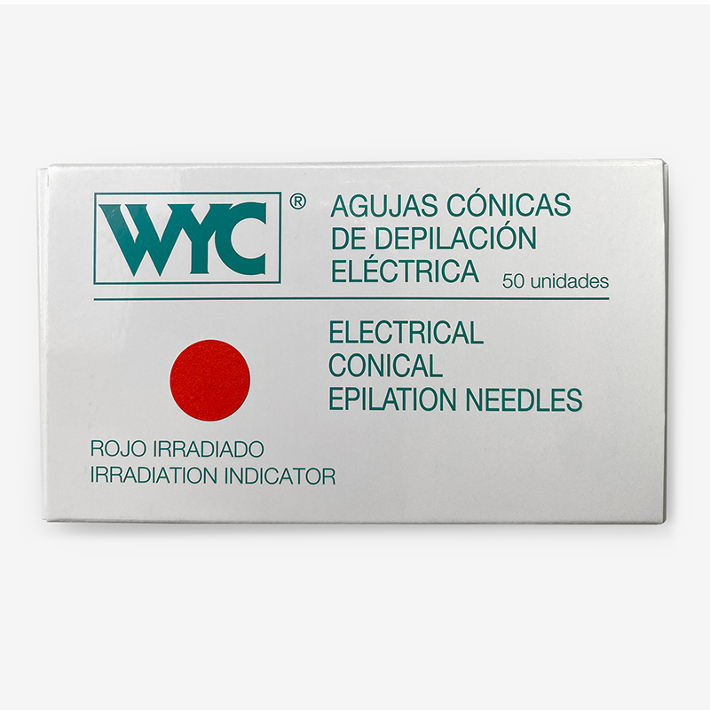 картинка Иглы прямые односекционные стальные WYC, 50 шт. от магазина ЭпилСити