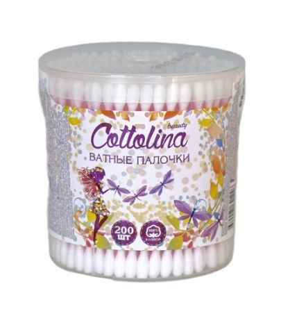 картинка Ватные палочки Cottolina в банке, 200 шт  от магазина ЭпилСити