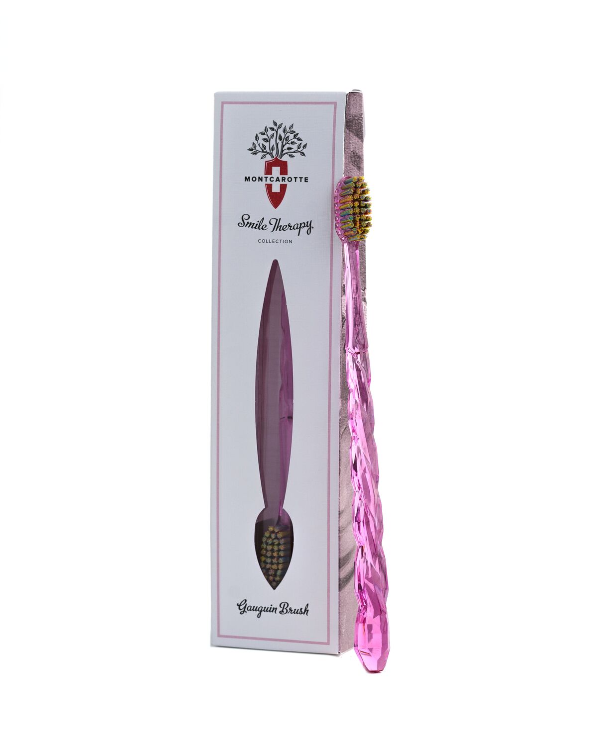 картинка Зубная щетка "Гоген", soft, розовая, MontCarotte от магазина ЭпилСити