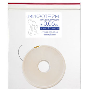 картинка Электрод вольфрамовый Ø 0,06мм, 1,5 м от магазина ЭпилСити