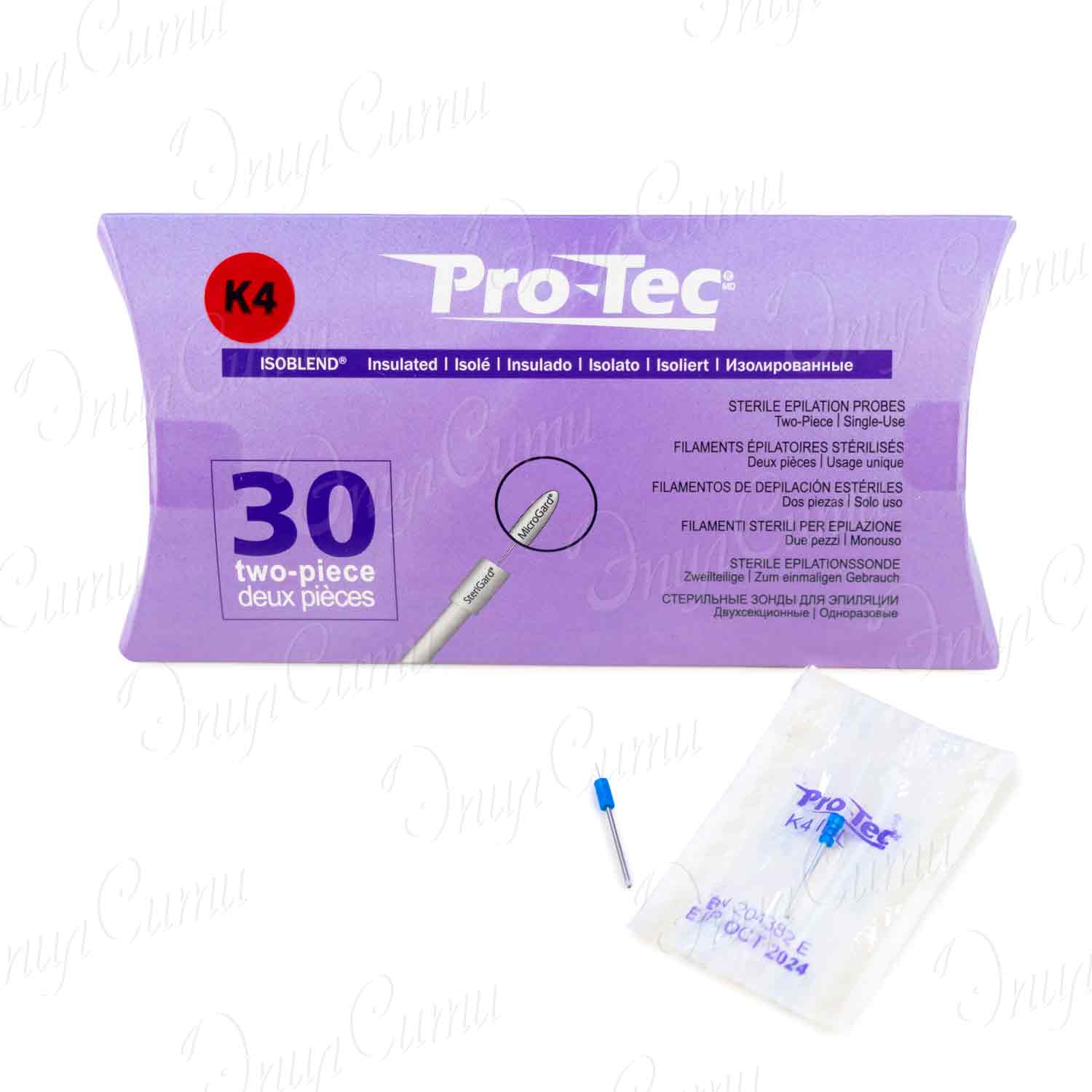 картинка Зонд Pro-Tec ISOBLEND (IBL) ИЗОЛИРОВАННАЯ ДВУХСЕКЦИОННАЯ, 1 шт. от магазина ЭпилСити
